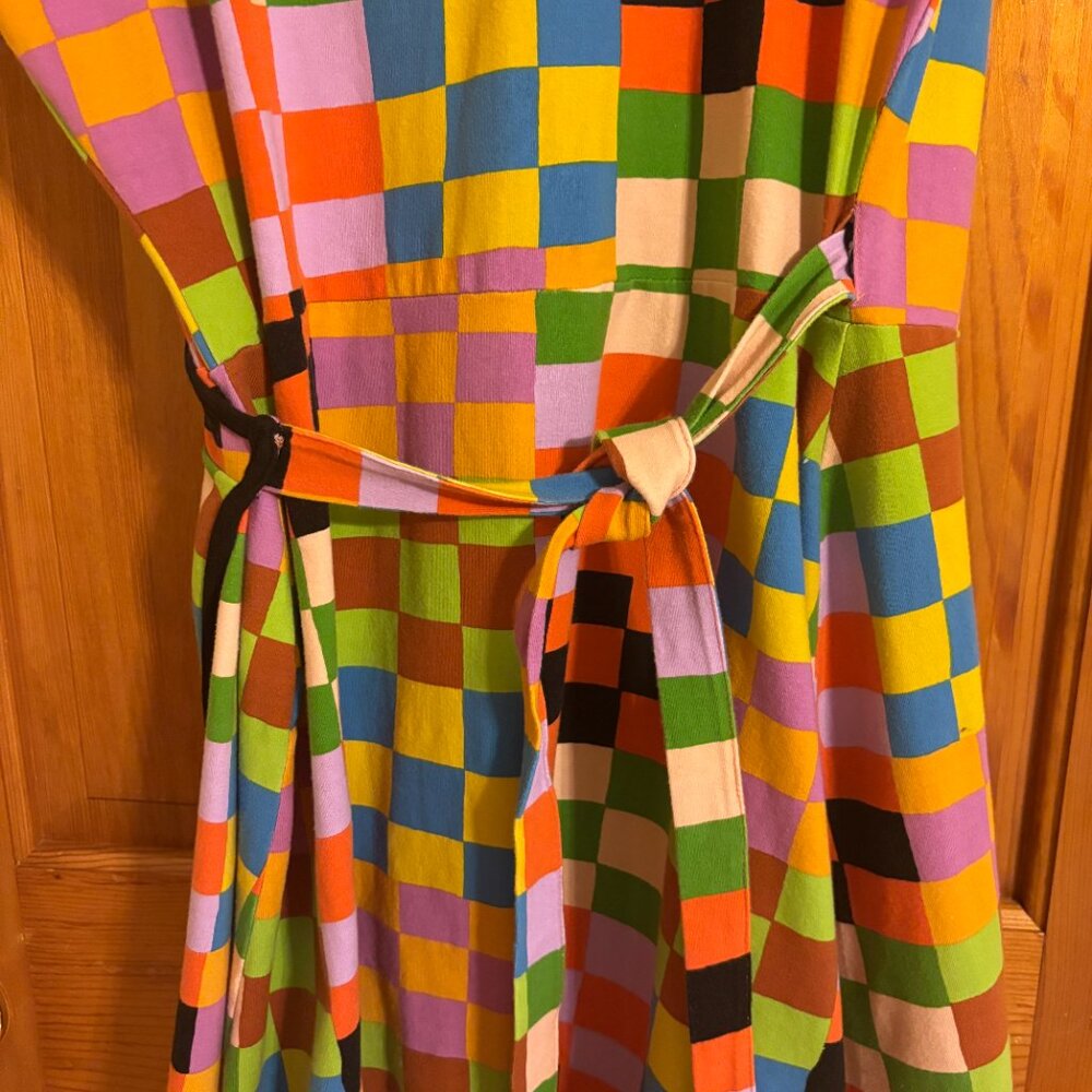 Nooworks Carnival Print Color Block Wrap-Around D… - image 4